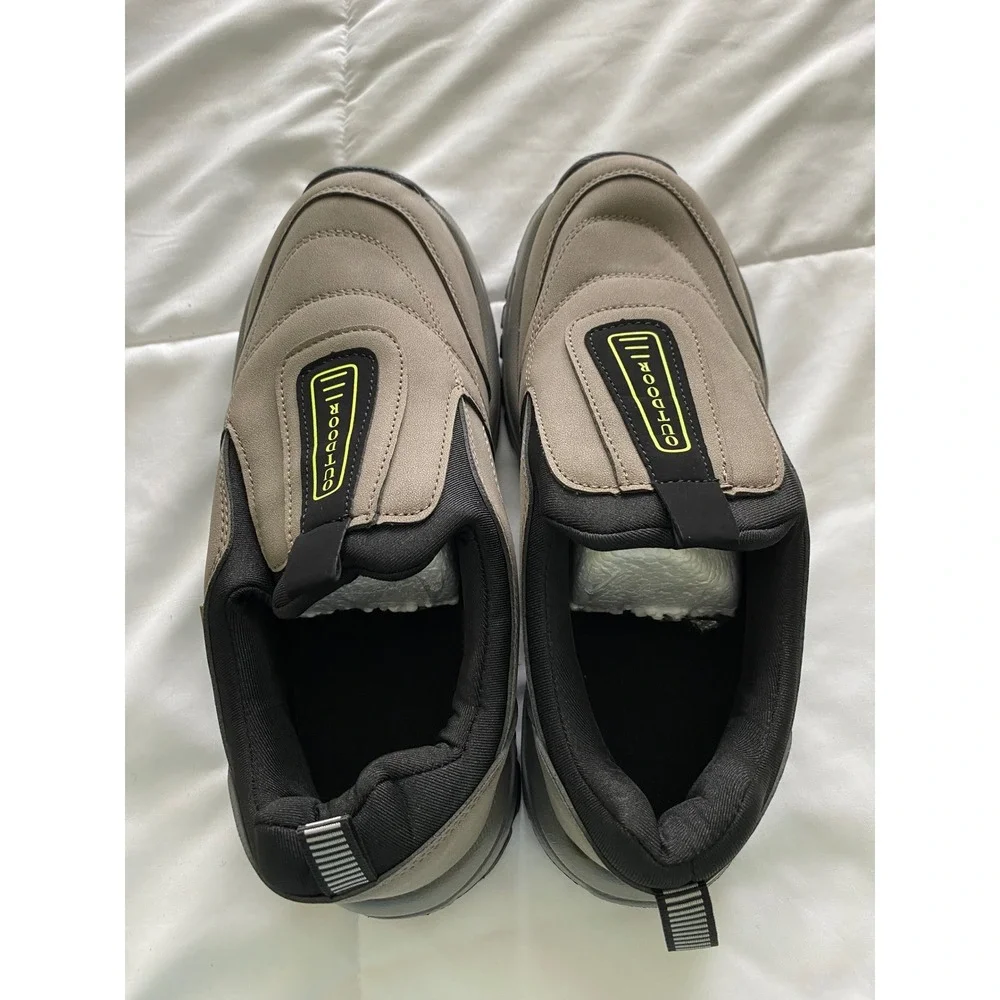 Gorpcore Outdoor Sport Slip On Trail Shoes Taupe Rugged Loafers Men's Size 10.5